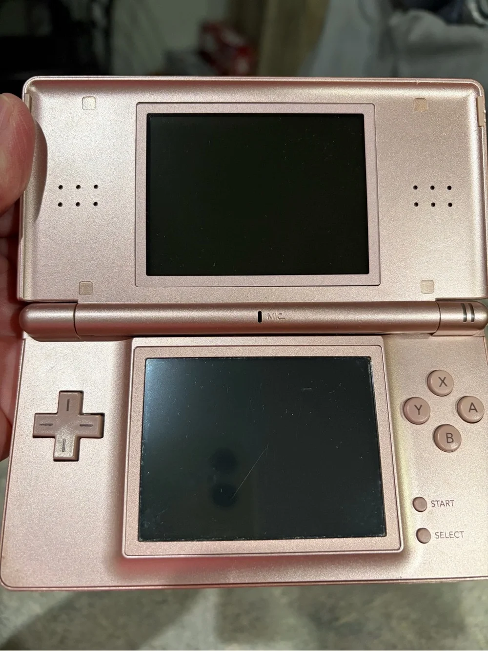 Nintendo Metallic Rose DS Lite with Pink Paw Accent Nintendo’s